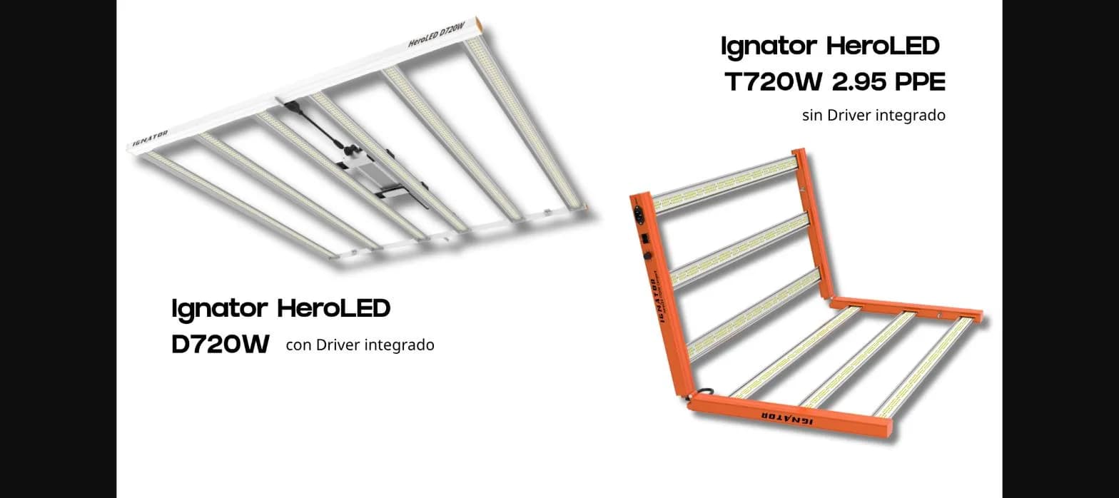 Vergleich zwischen integriertem und externem Treiber bei den Ignator HeroLED D720W und T720W